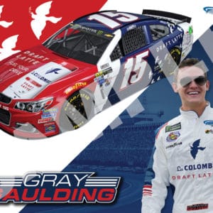 2017 Gray Gaulding Hero Card La Colombe NASCAR