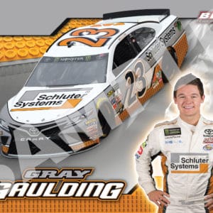 2017 Gray Gaulding Hero Card Schluter NASCAR