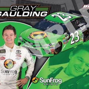 2017 Gray Gaulding Hero Card Sun Frog NASCAR