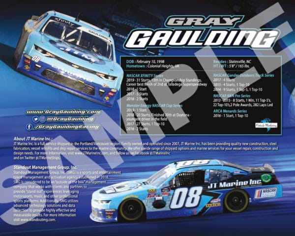 2020 Gray Gaulding Hero Card JT Marine B