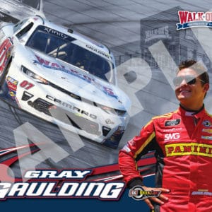 2020 Gray Gaulding Hero Card Walk-On's NASCAR Racing