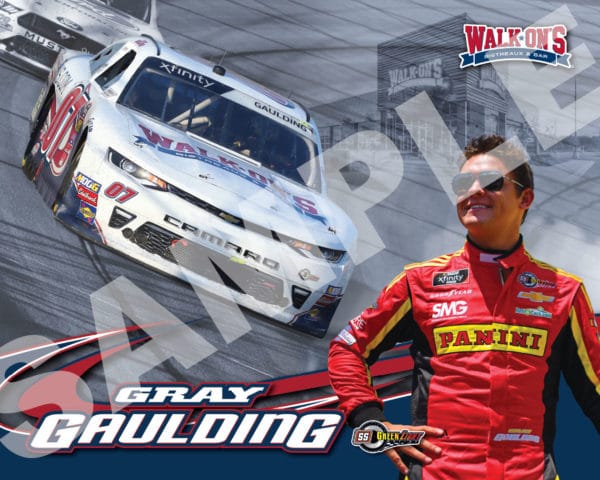 2020 Gray Gaulding Hero Card Walk-On's NASCAR Racing