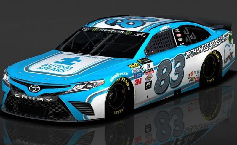 Gaulding Raising Awareness for Autism Speaks at Martinsville