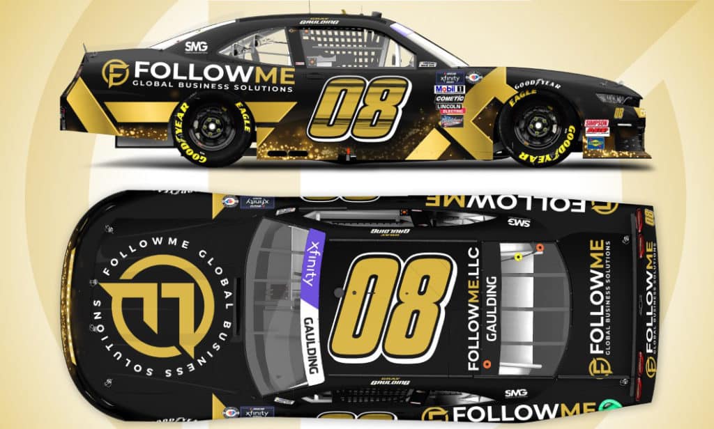 First Time NASCAR Sponsor Followme.Llc Partners With Gray Gaulding At Atlanta