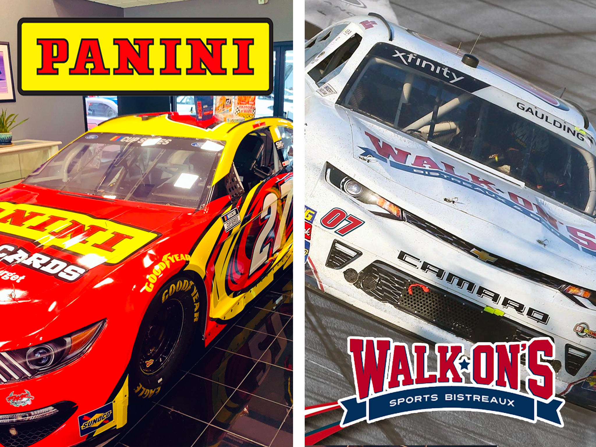 Walk-On’s and Panini America Go Bristol Night Racing With Gray Gaulding