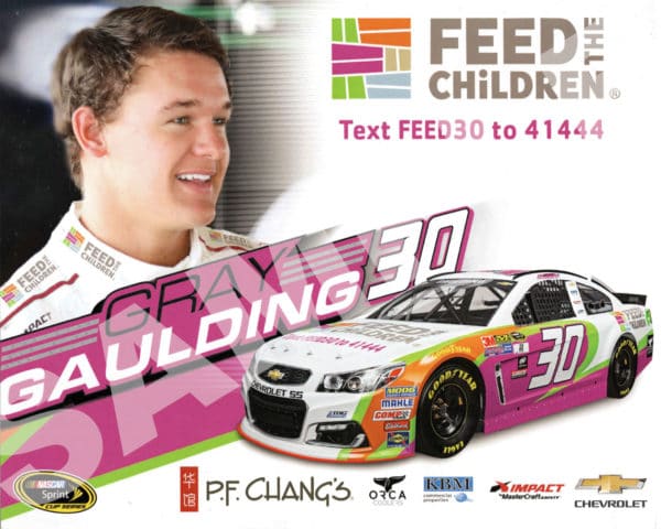 Gray Gaulding Hero Card Feed the Children f