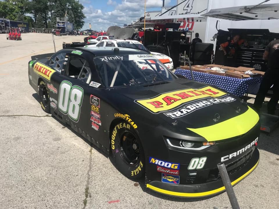 Gaulding Breaks Brake Line Late at Road America